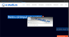 Desktop Screenshot of e-studii.ro